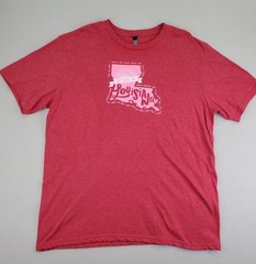 Louisiana Women in Agriculture Shirt Unisex XL Red Pink Soft Ring Spun 2018 Conf