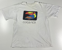 Vintage Costa Rica Toucan T Shirt Sz L Single Stitch Tourist Art Distressed 90s