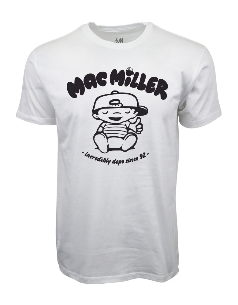 Mac Miller Incredibly Dope Since 92 Graphic T shirt White