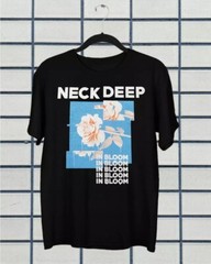 Neck Deep Band In Bloom Flower T-Shirt Cotton