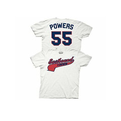 Adult TV Show Eastbound & Down Kenny Powers 55 Jersey T-shirt Mens Graphic Tee