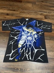 Vintage Style Sasuke AOP Lightning Shirt Black XL Tultex Made in USA BOOT Naruto