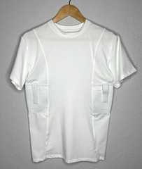 Lilcreek Concealed Carry Compression Shirt Men’s Size L White Tactical Holster