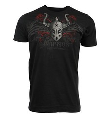 WARRIOR INTERNATIONAL MMA MEN BLACK T SHIRT