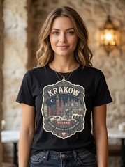 Krakow Poland Old Town Graphic T-Shirt Unisex Travel Tee