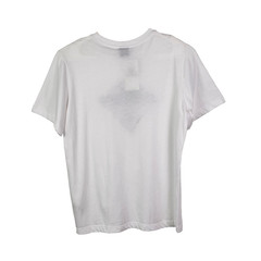 Spyder Graphic T-Shirt Men Short Sleeve Crew Neck Stretch White Large