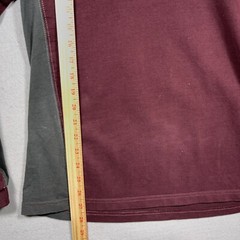 Kuhl Wildfibre Mens Medium Shirt Organic Cotton Burgundy Thermal Pullover Layer