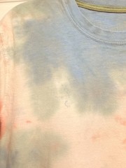Howler Brothers Short Sleeve Shirt Burnt Orange/White/Tie Dye Graphic, XL