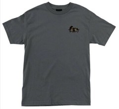 Santa Monica Airlines Natas Kaupas PANTHER Skateboard T Shirt CHARCOAL