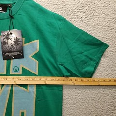 Unknwn Tee Shirt Mens Small Green Short Sleeve Streetwear Oversized Crew Neck