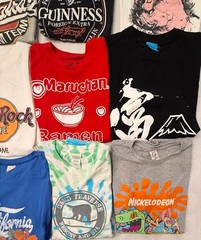 Lot Of 12 Vintage 80s 90s Y2k T-Shirts Sizes XS Sm Med Humor Beer Hard Rock Etc