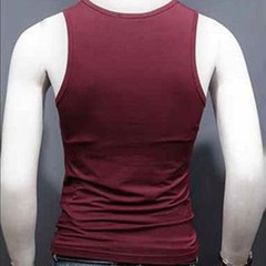 Men’s U-Neck Tank Top Sleeveless Fitness Vest for Gym Training and Sports Use