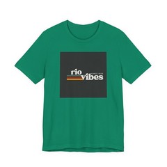 Rio Vibes tee | Retro striped logo T-Shirt