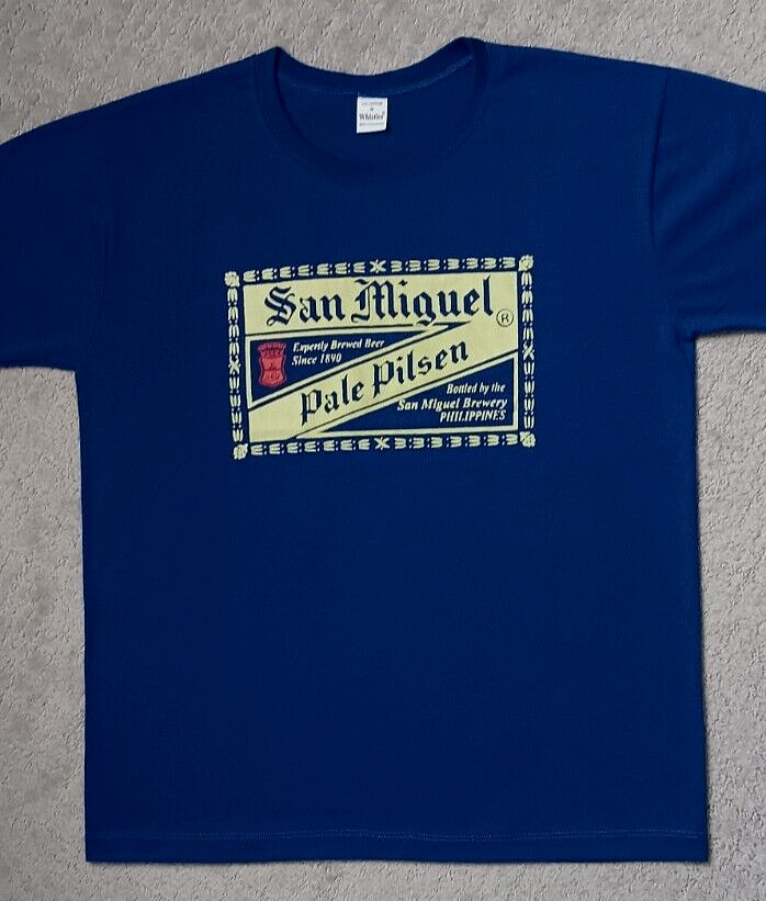 San Miguel Pale Pilsen T Shirt _ Size Medium