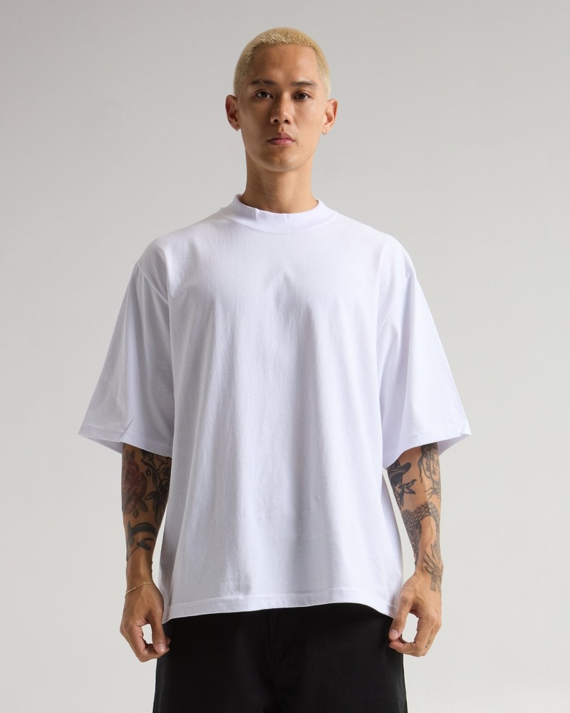 Pack Of 6 Shaka Wear MHO Mens Max Heavyweight Short Sleeve Oversized T-Shirt