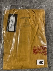 NWT Fasthouse Mixin’ Antique Gold T-Shirt “High Octane Gas & Haulin Ass” NEW