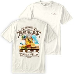 Panama Jack Sweet Tea T-Shirt, Lightweight, Breathable, 100% Combed Cotton