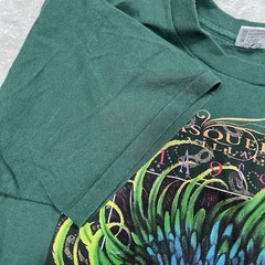 VTG Las Vegas Masquerade Tee Men L Green Single Stitch 1996 Andrea Mistretta Rio