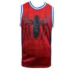 MARVEL SPIDERMAN Mens Basketball Jersey L XL 2XL SPIDEY COMICS Apparel Tank NEW
