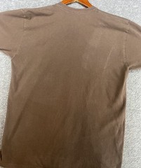 SEE PICS Jimi Hendrix Gold Foil Graphic Tshirt Guitar Brown Mens Large Tee Shirt
