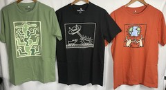 Keith Haring Men’s Graphic Tee Pick Your Color and Size NWT