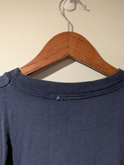 VTG University of Oxford T-Shirt Navy Blue Embroidered Crest Collegiate XL