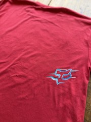 Fox Racing Heritage FoxTech Tee Mens Size L Premium Fit Deep Red Motocross