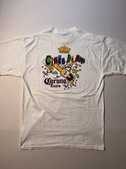 Vtg All Sport Corona Extra Cinco De Mayo Beer Alcohol 90’s Promo T-shirt Sz XL