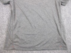 Greg Norman Shirt Mens Adult Small Gray Shark Logo Outdoors Golf Lightweight