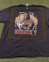 WWE Booker T Black T-Shirt Fanatics Tee NWOT 2XL