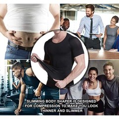 Men Slimming Body Shaper Gynecomastia Posture Corrector Vest Compression Shirt