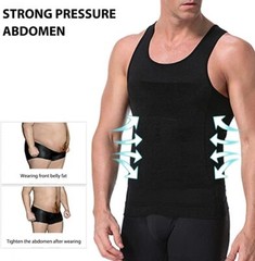 Men Gynecomastia Compression Shirt Body Shaper Chest Control Slim Vest Tank Top