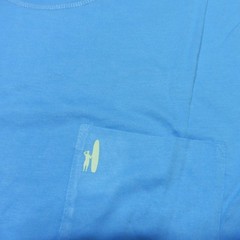 JOHNNIE O Mens L LARGE T SHIRT MALIBLU PALM PARADISE GOLF AQUA DALE 2.0 TEE