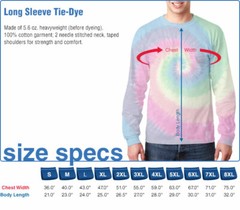 GRATEFUL DEAD-CELTIC MANDALA-TIE DYE LONG SLEEVE-2 SIDED T-SHIRT S-M-L-XL-XXL