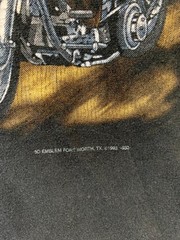 Vtg 1993 3D Emblem Easyriders Harley-Davidson T-Shirt Kamloops BC Size XL #241