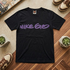 Nike 6.0 Men’s Black Purple Graphic Print T-Shirt Short Sleeve Crew Neck S