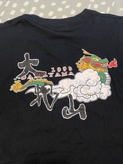 Vtg 1999 Omuta Daijayama Festival T Shirt M Single Stitch Dragon Japan Woven Tag