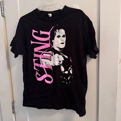 Sting WWE Men’s T-Shirt – Size M – 100% Cotton – Pre-Owned