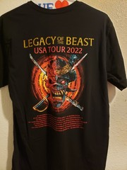 IRON MAIDEN Legacy Of The Beast USA Tour 2022 Shirt XL