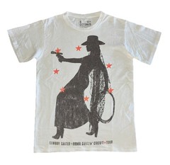 Beyonce Most Wanted Tee S White Cowboy Carter Tour 2025 Merch NEW *hole