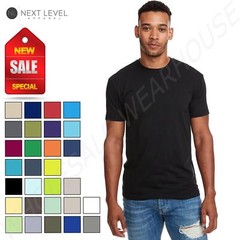 Next Level Men’s Premium Fitted CVC Crew Neck Short Sleevees T-Shirt N6210