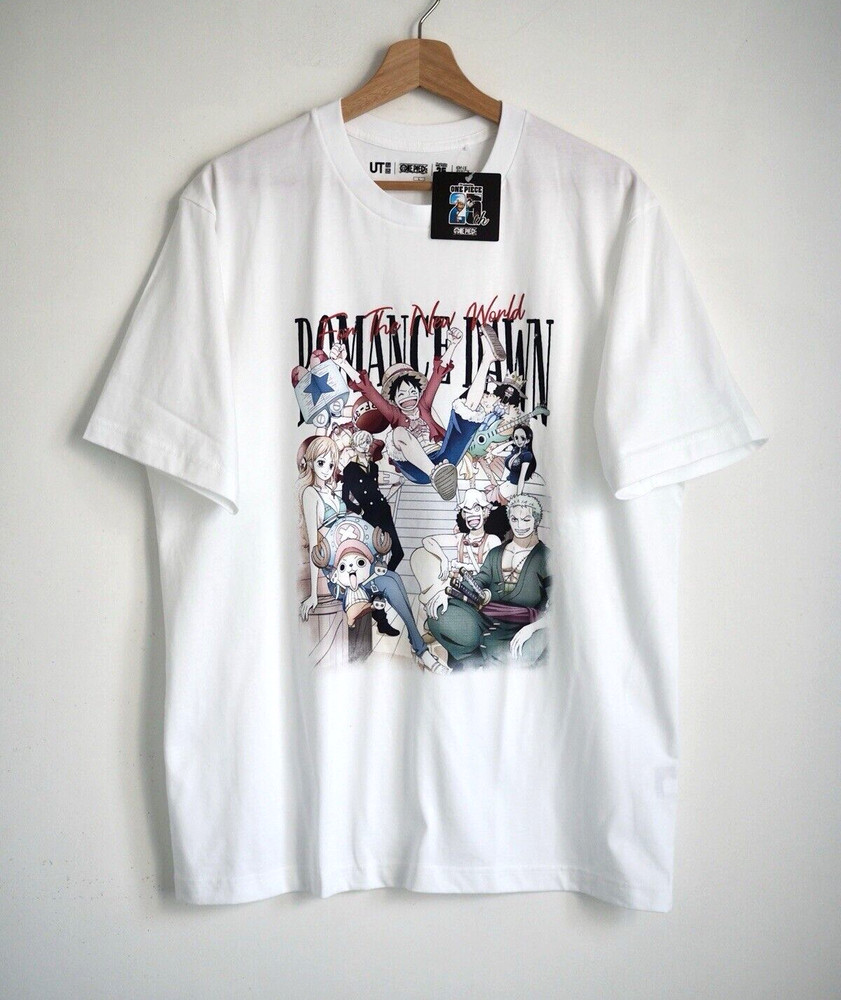 One Piece For The New World Romance Dawn Uniqlo T Shirt Large