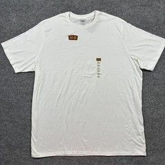 The Foundry Supply Co. Mens T-Shirt Size 4XLT White Casual Quick Dri Easy Care