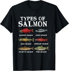 Types Of Salmon Gift Unisex T-Shirt