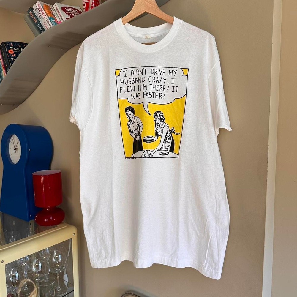 Vintage Roy Lichtenstein Pop Art Shirt Size XL