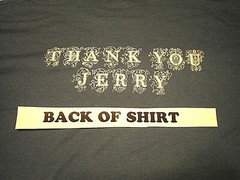 THANK YOU JERRY GARCIA~ Grateful Dead Tribute~ USA Vtg Single Stitch (L) T-SHIRT