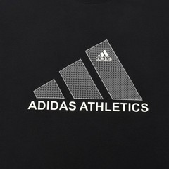 Adidas Athletics Grid Big Logo 180G Sorona Crew T-Shirt Men L-4XL 4 Colors