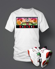 Men Bugs Basketball Graphic Sneaker Tee Shirt To Match Hare Air Retro Hare