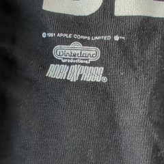 Winterland Men’s XL Black The Beatles Double-Sided Graphic Tee 90s Cotton