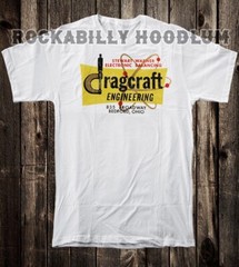 Hot Rod Tee T Shirt Drag Race Racing Speed Shop Dragcraft Engineering Ohio